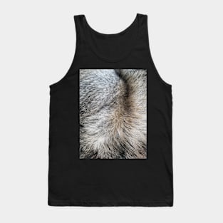 Rabbit fur effect Tank Top